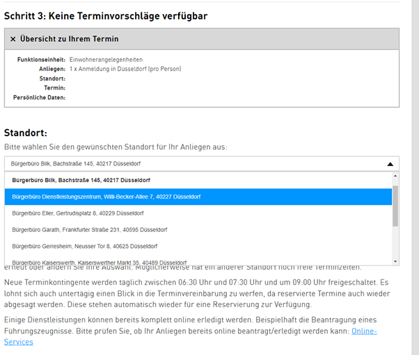 Dienstleistungszentrum